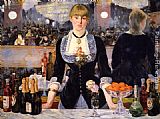A Bar at the Folies-Bergere by Eduard Manet